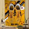 Kill Bill Hot Moive Cartoon Tapestry Art Science Fiction Room Home Decor Wall Hanging Home Decor