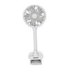 Handheld Clip Fan USB Desk Fan Portable   Fan with Hose Clamp Outdoor 360 Degree Rotation Smart Display Screen Clamp Fan for   Study Travel