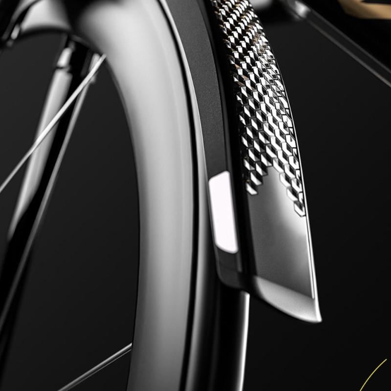Adjustable Bicycles Mudguard Thicken Wide Front/Rear Mud Guards Quickly Release Bike Mudguard for Mountain Bike Enduring
