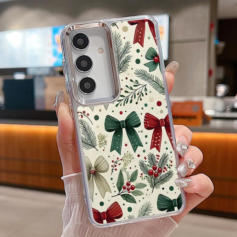 

Colorful Bowknots Pattern Case For Samsung S26 S25 Ultra S24 FE S23 Plus S22 S21 A15 A16 A17 A35 A36 A37 A54 A55 A56 A57 5G Plating Lens Soft Cover Samsung A16 5G