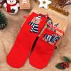 Women Santa Claus Elk Bear Cartoon Stockings Colorful Cotton Xmas Gift Christmas Animals Socks