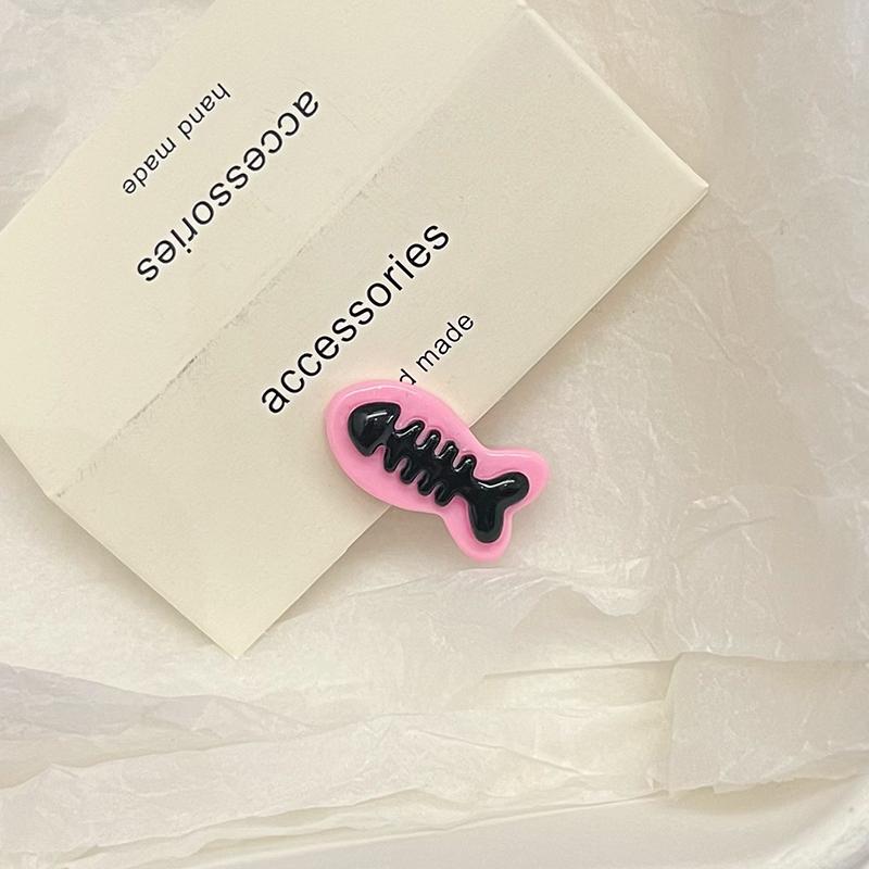 

Милая заколка для волос, кошачья голова, рыбка, сердечко, кость, конфетная лапка, мини-заколка для волос для женщин и девочек, готический панк-головной убор, аксессуары для волос A3