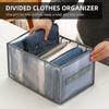 7 Grids/9 Grids Clothes Organizer Closet Organizer Storage Drawer Dividers with Handle Wardrobe