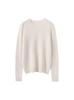 Women's Solid Color Cashmere Round Neck Loose Pullover Base Layer Sweater