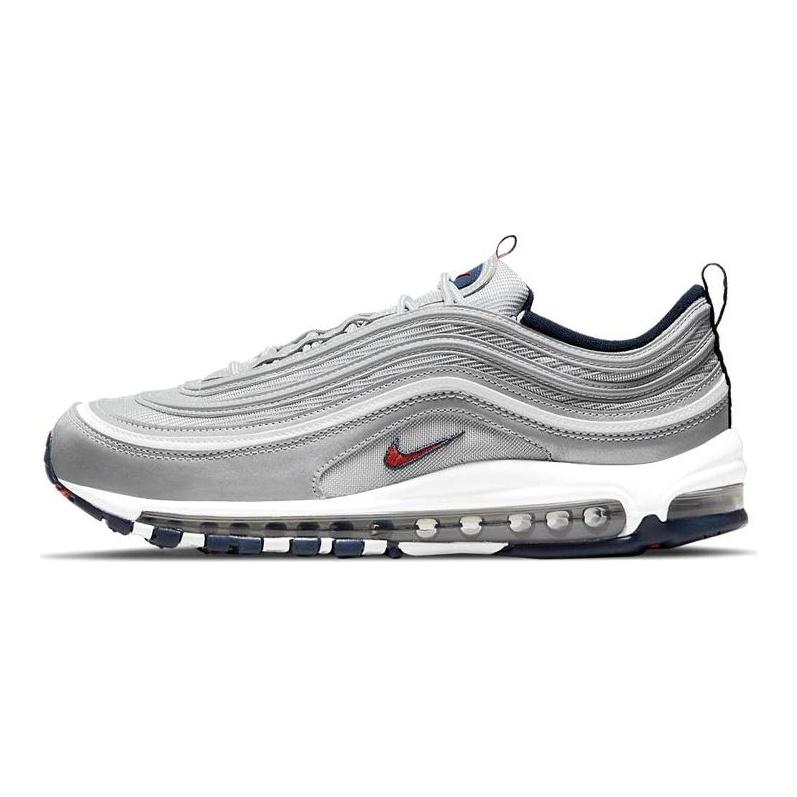 Nike Air Max 97 OG SP Portoriko Unisex Tenisky Stříbrná Metalická-Stříbrná Univerzitní Červená DH2319-001