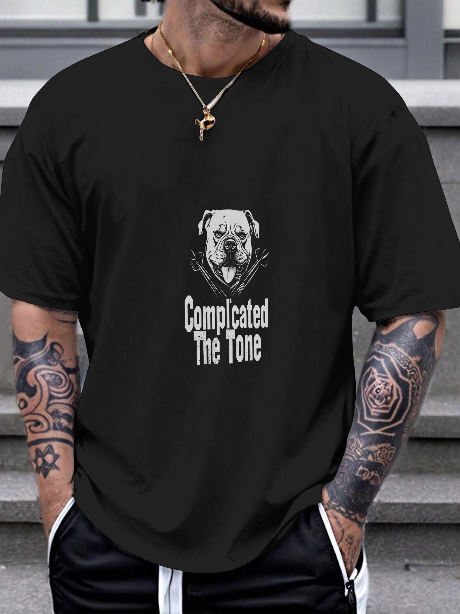 1pc Complicated bold grunge pitbull T-shirt XXL