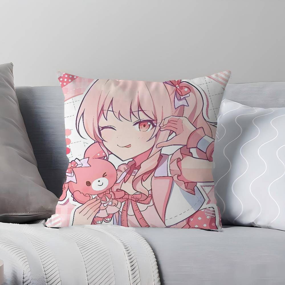 Roject SEKAI Akiyama Mizuki Pillow Cover Sofa Cushion Cover Home Room Decoration Children Gift