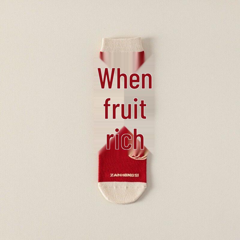 LCsanyp Skarpetki Szczęśliwe Pieniądze Pudełko Prezentowe (4 pary)