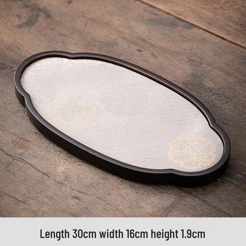Chinese Style Auspicious Cloud Dry Bubble Tea Tray Auspicious Cloud