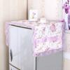 Dustproof Refrigerator Dust Cover Floral Pattern Appliance Cover  Cabinet Decoration