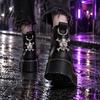Hot Girl Style Accessories Halloween Shoes Charms Buckle Skull/Spider/Butterfly Shape Punk Rock Shoe Decor Aesthetic Pendants for Personalized