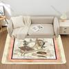 New Products Shipped Quickly!Vintage Sewing Machine Print Themed Carpet Multi-Size Optional Home Clothing Store Exquisite Rug