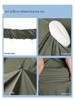 Ice Silk Anti-UV Sun Protection Shawl for Women - Black Brim