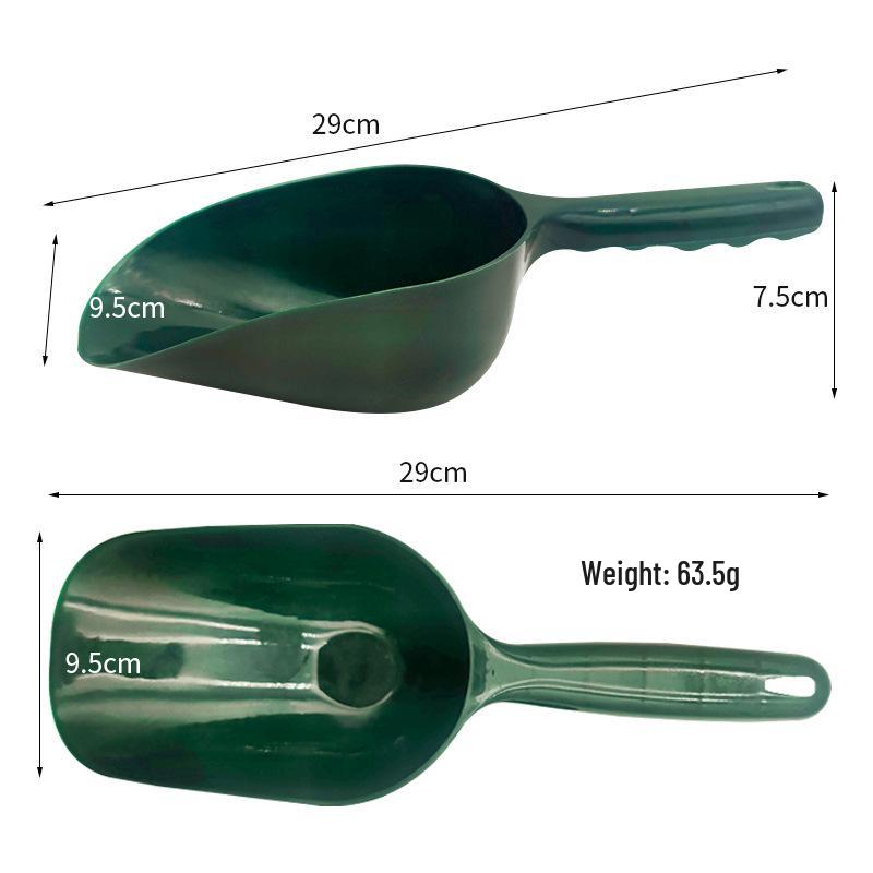 Garden Seedling Hole Puncher with Long Handle - Plastic Planter Tool for Planting and Digging