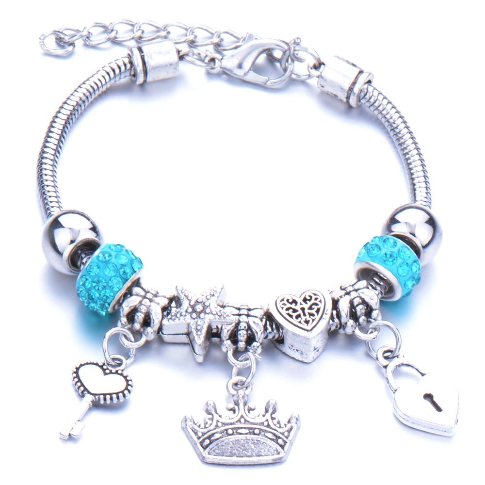 Süßes Haustier-Thema Tieranhänger Armband mit Zinklegierung Hummerverschluss Modeschmuck
