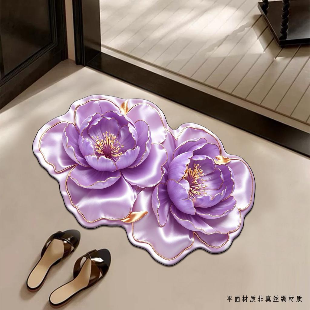 Luxury Diatomite Doormat Non-Slip Quick Dry Absorbent Floor Rug Easy Clean Mat for Bathroom Entryway Home Decor