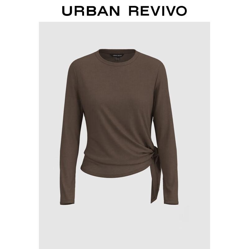 UR Women s Pleated Tie T-shirt M