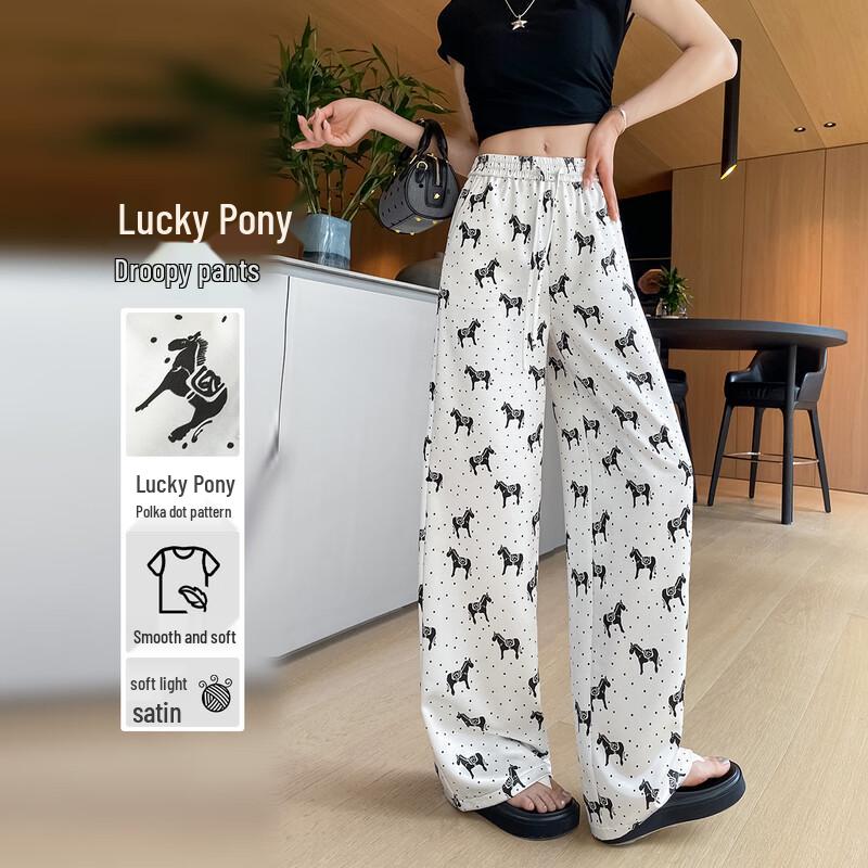 

Women s High-Waist Wide-Leg Casual Pants XL