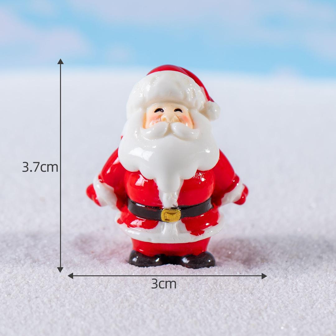 

Микроландшафт креативный Санта Клаус милый Снеговик Хрустальный шар украшения аксессуары настольные маленькие украшения