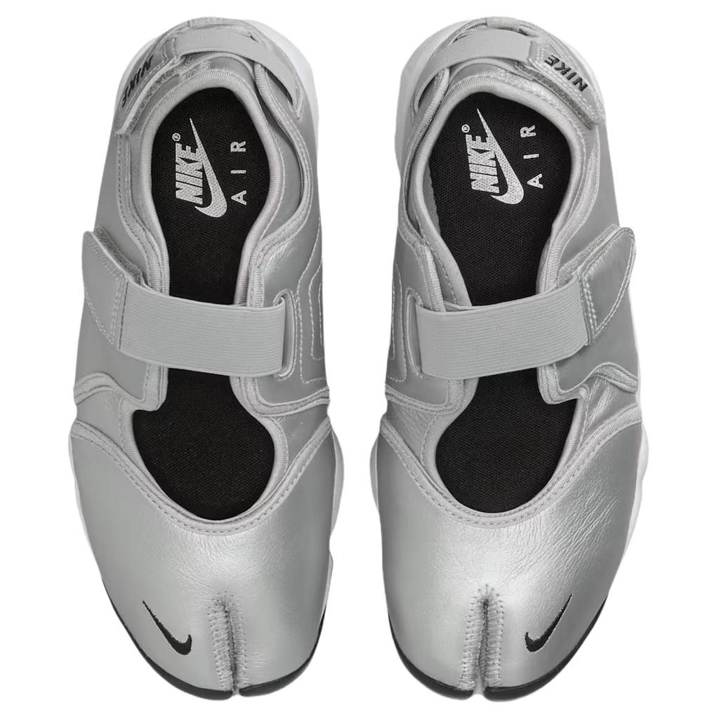 Nike Air Rift Leather Comfortable Versatile Lifestyle Casual Shoes Women Casual Shoes Silver HM5737-003