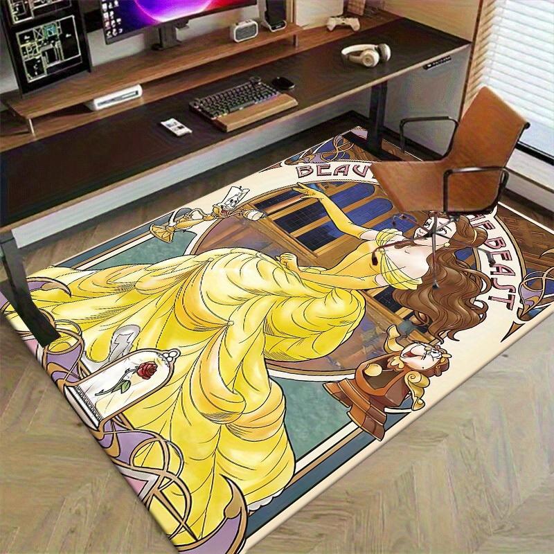 1pc, Beauty and The Beast Home Decor Rug Office Carpet Chair Cover Outdoor Mat Gift for FriendsP006