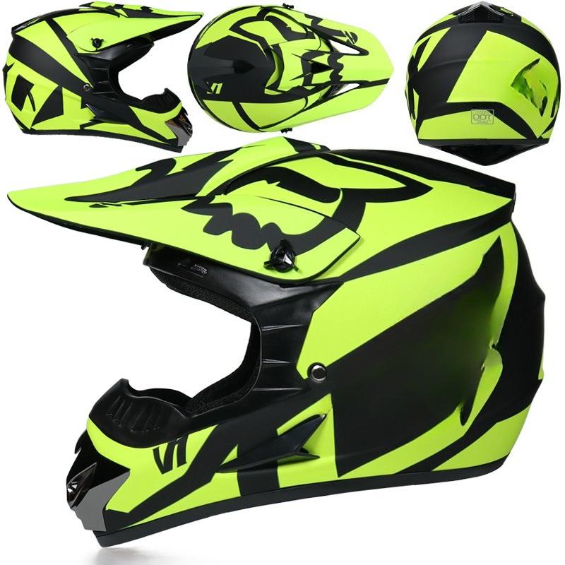 Four Seasons Motorcycle Off-road Helmet for Men and Women, Electric Bike Helmet, Mountain Bike Off-road Helmet, Racing Speed Descent Pedal