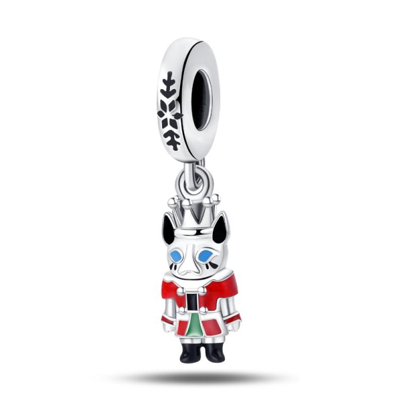 Stering Copper Christmas Charms Santa Claus Moose Boots Bell Winter Bead Pendant Fit Original Bracelet Diy For Women Jewelry