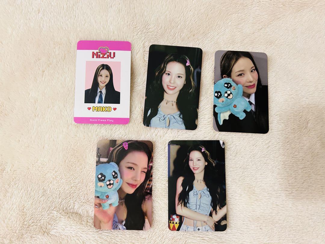 

[USED] NiziU Press Play Trading Card Mako Heartris