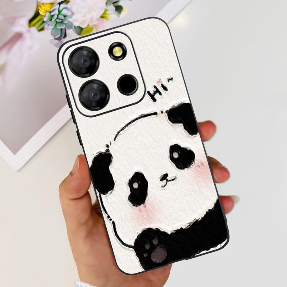 For Itel A60 A70 A27 A48 Phone Case Back Cover Matte Slim Soft TPU Silicone Bumper Child Fashion Cartoon Pattern Fundas ITELA60s