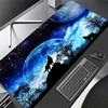 Wolf and Full Moon Pattern Mousepad Desk Pad Large Gaming Mouse Pad Gamer Ofice Mat Mouse Pad  Pad Unisex