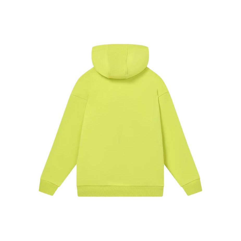 Fila Logo American Vintage Print Loose Casual Pullover Sweatshirt Unisex Sweatshirt Sulfur-Green F51U338298F-YE