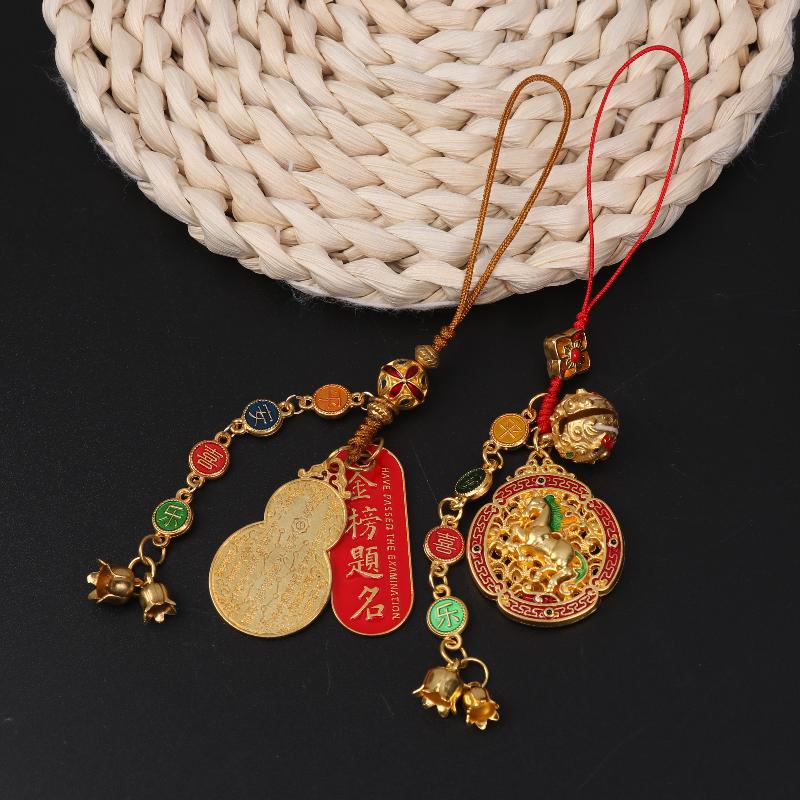 2026 Year Of The Horse Wall Hanging Ornament Chinese New Year Lucky Decoration Accessories Housewarming Small Pendant Gifts