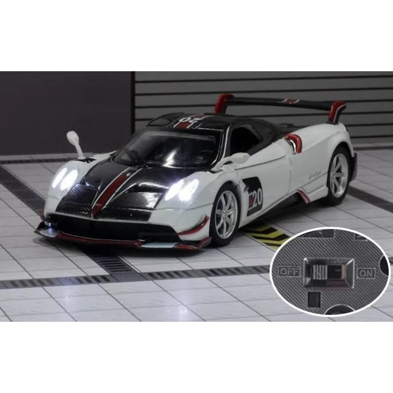 Pagani Huayra 1/32 litý sportovní model auta se zvukem a světlem, sběratelská hračka závodní auto