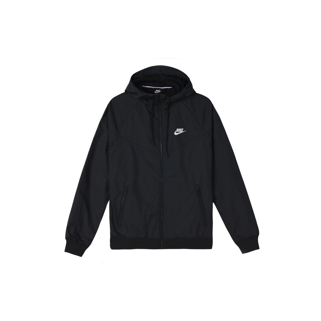 Nike Giacca Antivento Tessuta con Cappuccio Windrunner Uomo Giacche Nero 727325-010