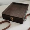 Caja de Madera Mensajero de Escritores Nostálgicos Bolso Portátil para Herramientas de Artista Almacenamiento de Materiales de Arte
