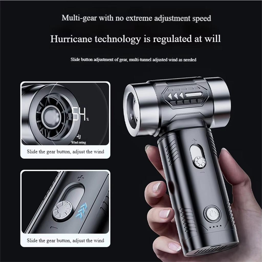 Compressed  Duster, Powerful  Blower Portable Fan Wireless Cleaner Charging Brushless Blower Tools,Handheld Blower