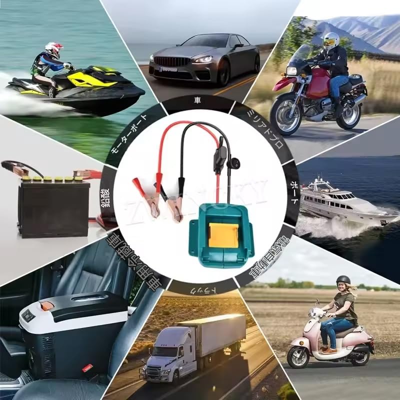 zmart Makita Compatible 18V for BL1830, BL1840, BL1850, BL1860, Ignitor, Jump Starter, Car