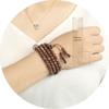 Authentic 8mm Agarwood 108-Bead Unisex Bracelet - Genuine High-Oil Kalimantan Material