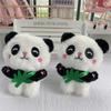 1 Stück süßer Plüsch-Panda-Schlüsselanhänger, Taschenzubehör, Schultaschen-Anhänger