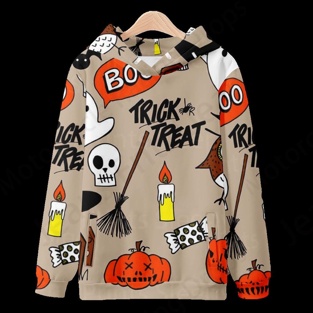 

Толстовка з 3d-принтом Хеллоуїн з мультфільмом Чоловіки Жіноча мода Великі толстовки Жіночі толстовки Пальто з капюшоном Пуловери Жіночий одяг XL