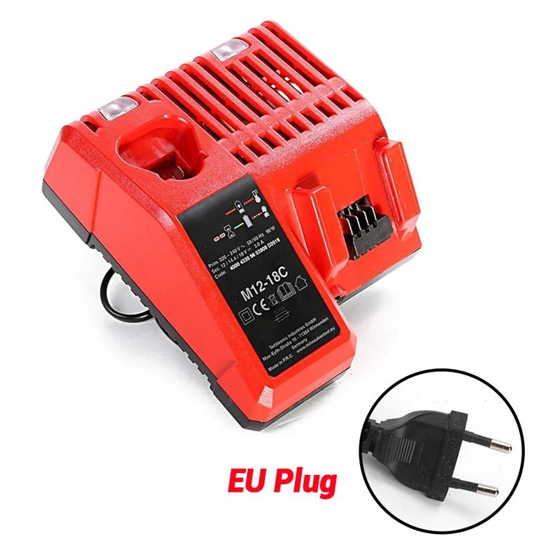Professional M12-18C Li-ion Battery Charger for Milwaukee 12 V 14.4V 18V C1418C 48-11-1815/1828/1840 M18 M14 M12 Lithium Battery