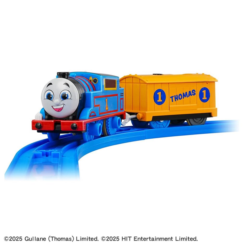 TAKARA TOMY Plarail Thomas GO GO Thomas Sing and Talk! Thomas Train Toy for Ages 3 and Up