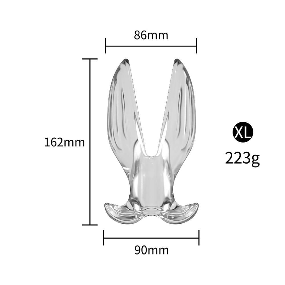 Hollow Anal Plug Dilator Butt Plug Vaginal Anus Tunnel Expansion Prostate Massager Stimulation Adult Products Sex Toy for Couple