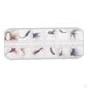 12 Purpose Dry Fly Fishing Hook Streamer Kit for Bass