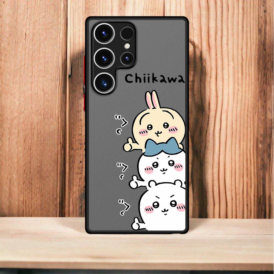 Cute Chiikawas Phone Case for Samsung Galaxy Note 10 20 Ultra S10 S9 S8 Plus S10 Lite Soft Edge