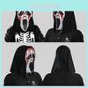 Eng, bloeddruipend schreeuwmasker voor Halloween-kostuumfeesten en thema-evenementen