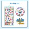 Popular 3D Animal Cartoon Crystal Stickers for Kids' Phone Cases