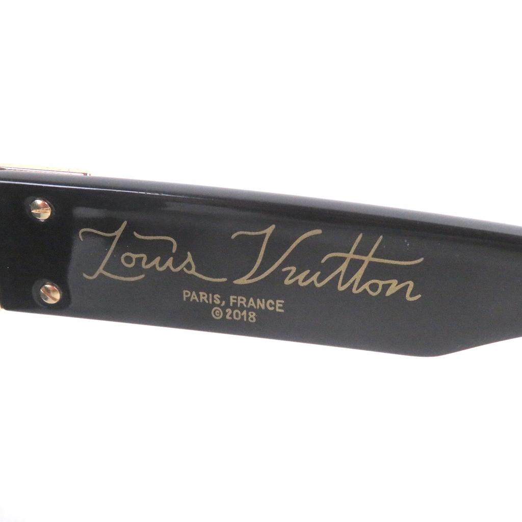 Tolle LOUIS VUITTON Sonnenbrille Sonnenbrille 1.1 Millionaire schwarz Gebraucht