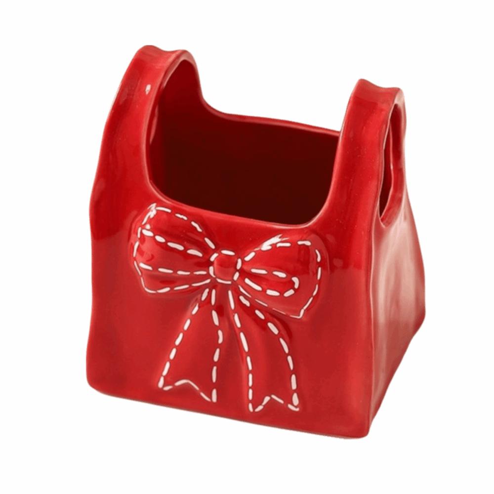 Elegant Ceramic Pen Holder Minimalist Decorative Cosmetic Storage Bucket Creative Practical Desk Sundries Organizer Home Decor