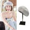Trendy Breathable Hollow Out Beret Japanese Style For Women Korean Fashion Pick Face Slimming Brimless Versatile Daily Wear